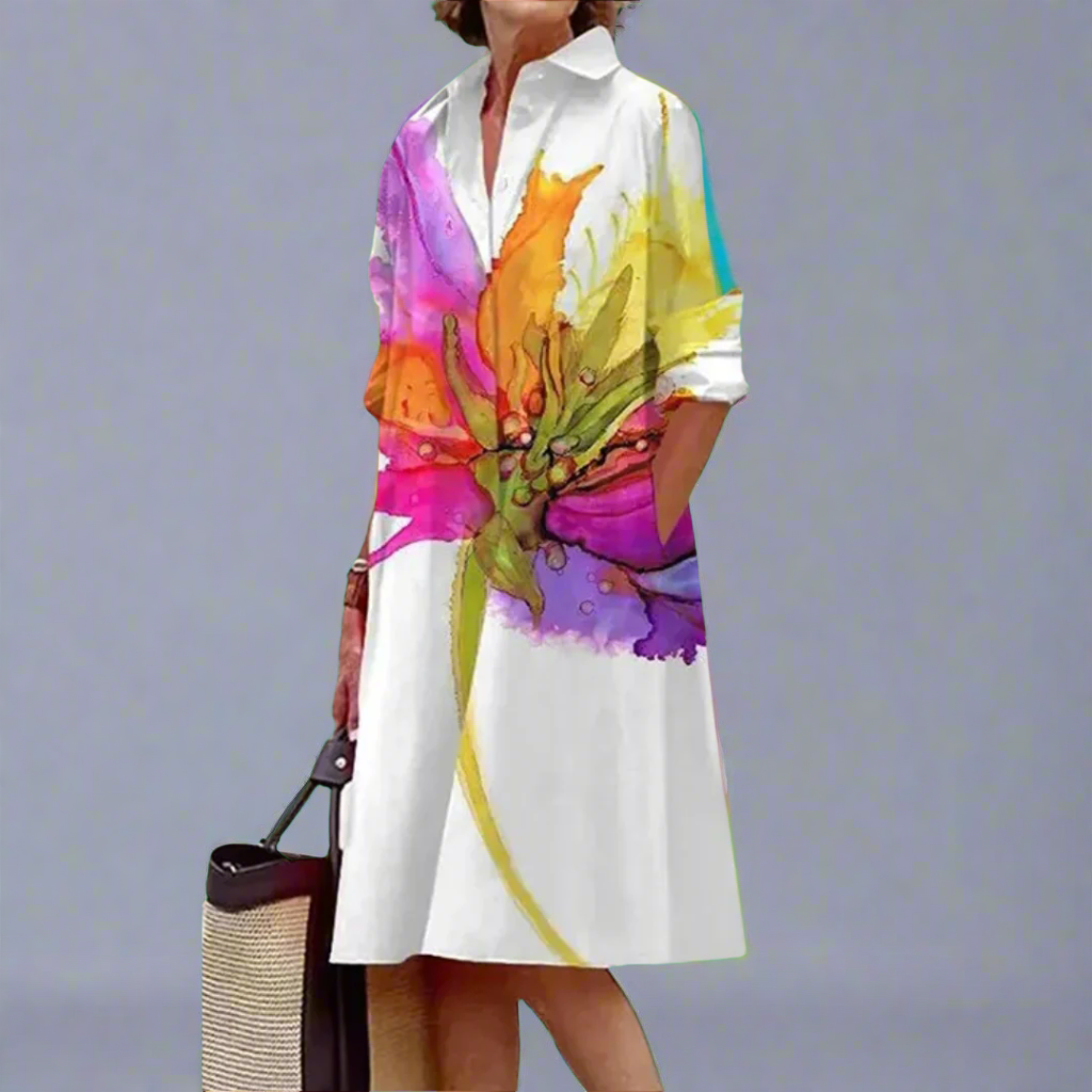 Calli™ - Vibrant Lightweight Summer Midi Dress