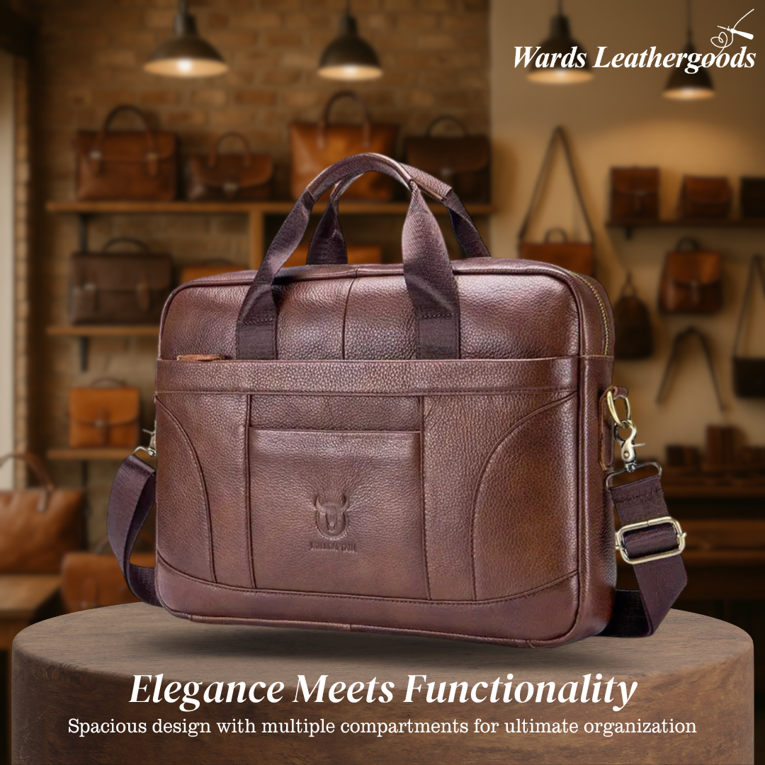 Harrison | Executive Leather Briefcase for Work & Travel