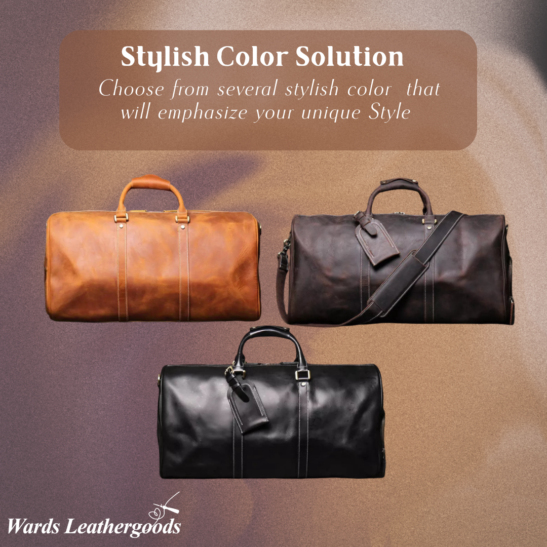 Easton | Full-Grain Leather Duffel for Travel and Weekends