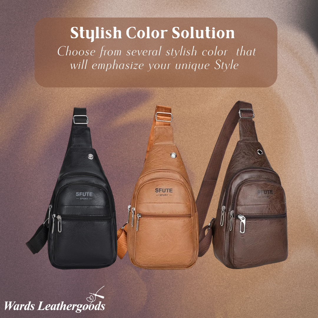 Joren | Compact Sling Bag with Multi-Zip Storage