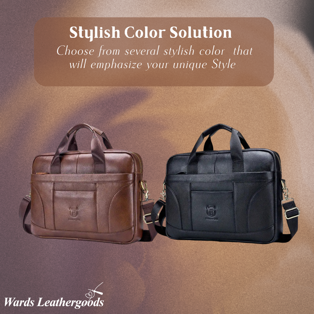 Harrison | Executive Leather Briefcase for Work & Travel