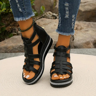 CHELSEA - Elegant Wedge Sandals