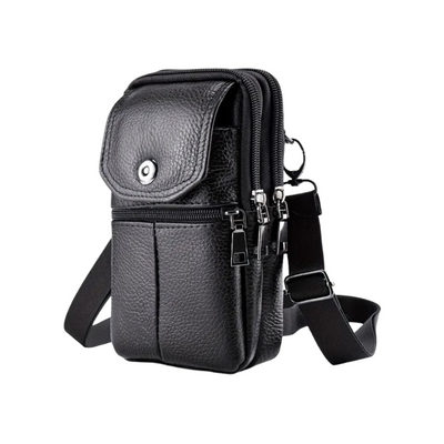 Eldon | Compact Leather Crossbody Bag for Travel and Daily Use