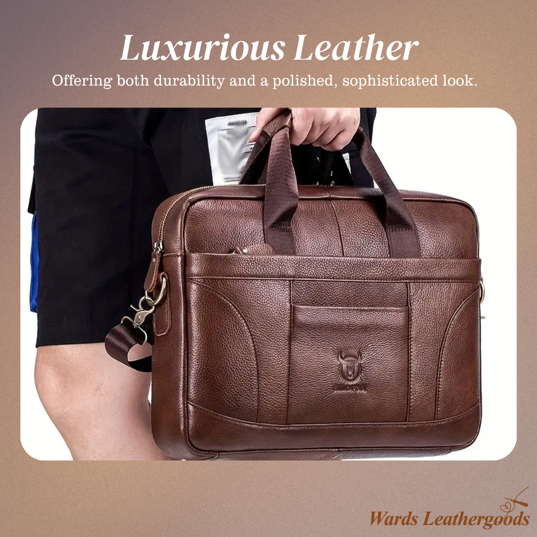 Harrison | Executive Leather Briefcase for Work & Travel