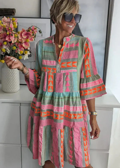 Ellie | Breathable Cotton Hemp Summer Dress