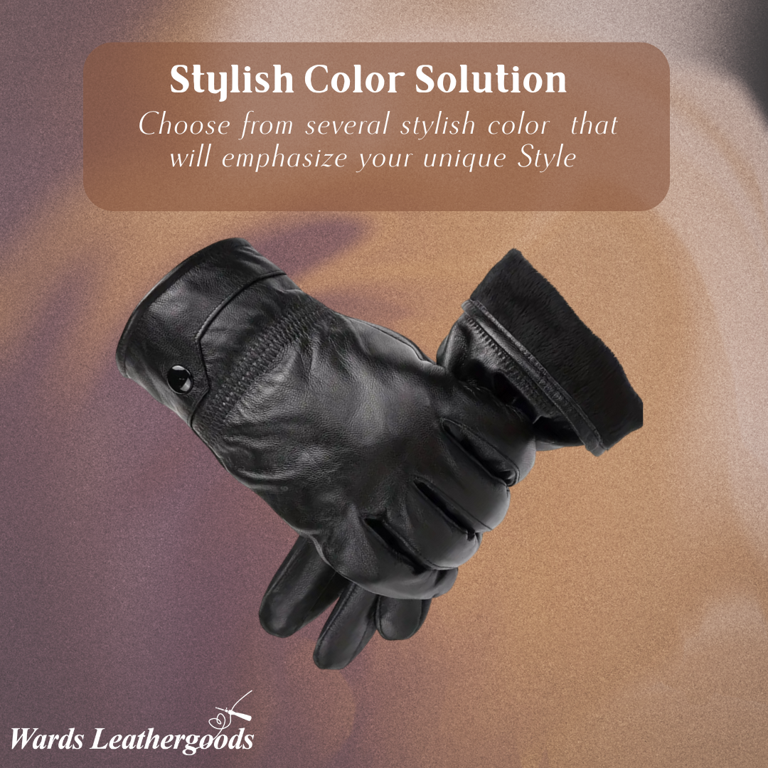 Graham | Luxury Sheepskin Leather Gloves for Men