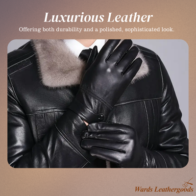 Graham | Luxury Sheepskin Leather Gloves for Men