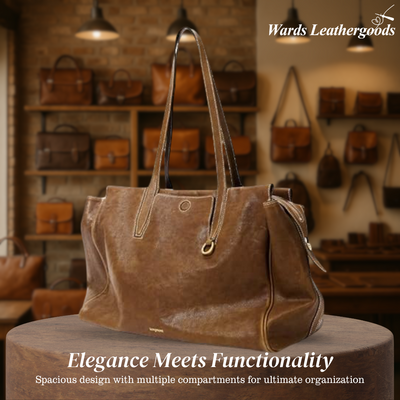 Donald | Elegant Functional Leather | Tote Bag