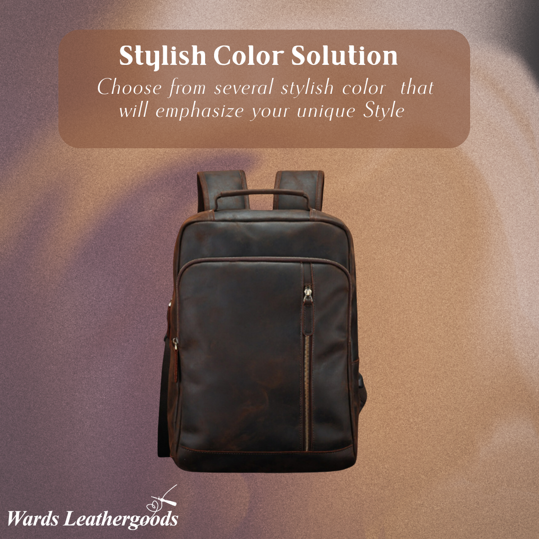 Josh | Men's Leather Professional Laptop | Backpack