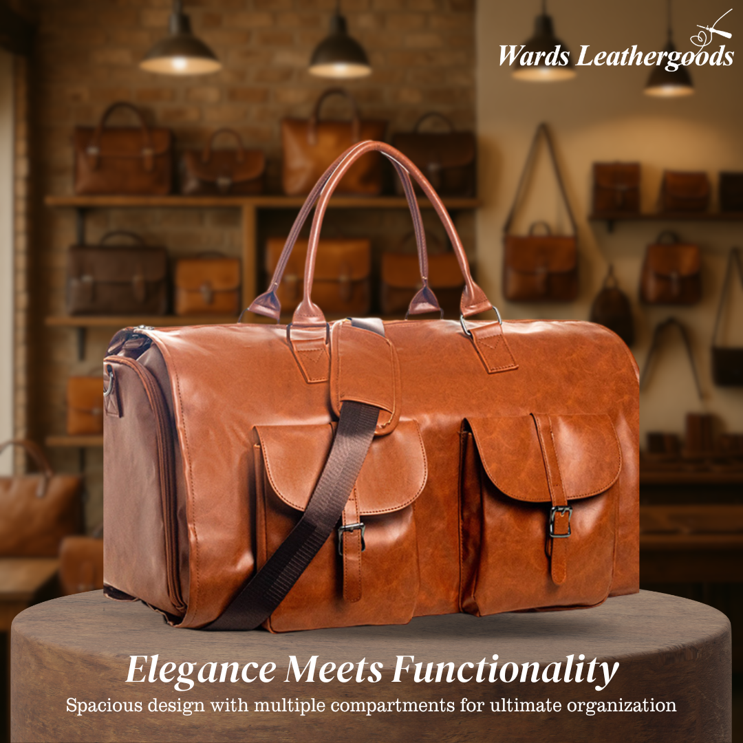 Hawthorne | Oversized Leather Luggage Duffel Bag