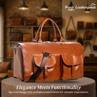 Hawthorne | Oversized Leather Luggage Duffel Bag