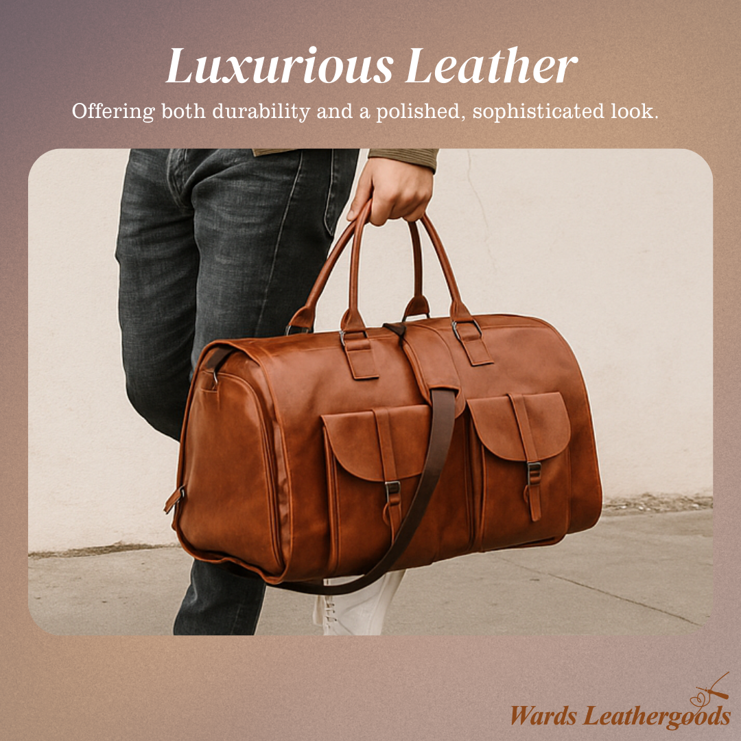 Hawthorne | Oversized Leather Luggage Duffel Bag