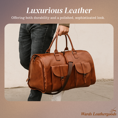 Hawthorne | Oversized Leather Luggage Duffel Bag