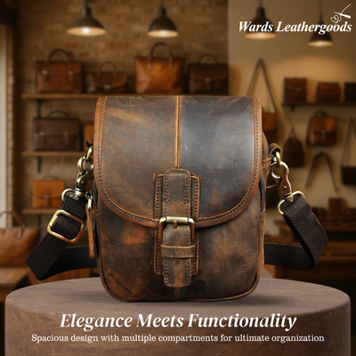 Damon | Genuine Leather Shoulder Bag for Men
