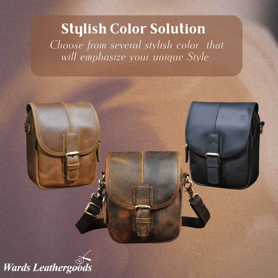 Damon | Genuine Leather Shoulder Bag for Men