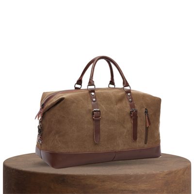 Leo | Stylish Leather Travel Set | Duffel Bag