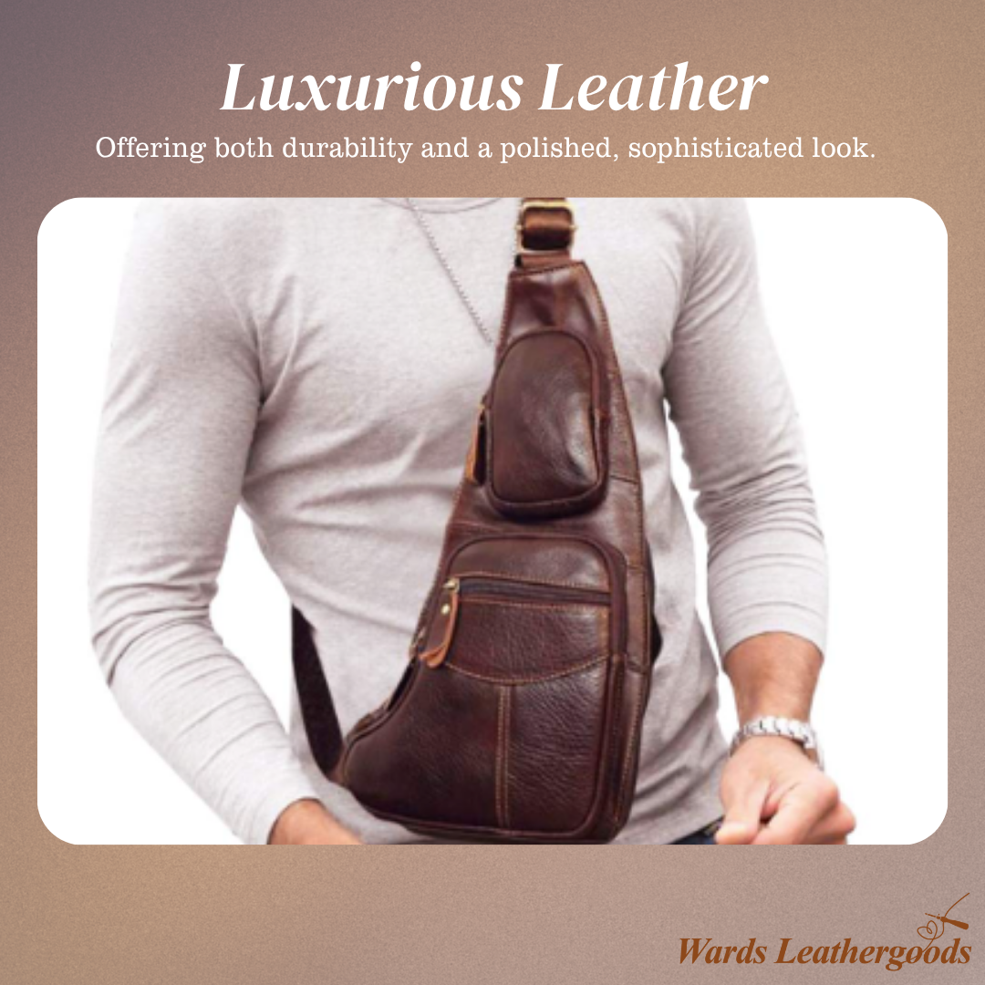Beckett | Vintage Leather Chest Sling Bag