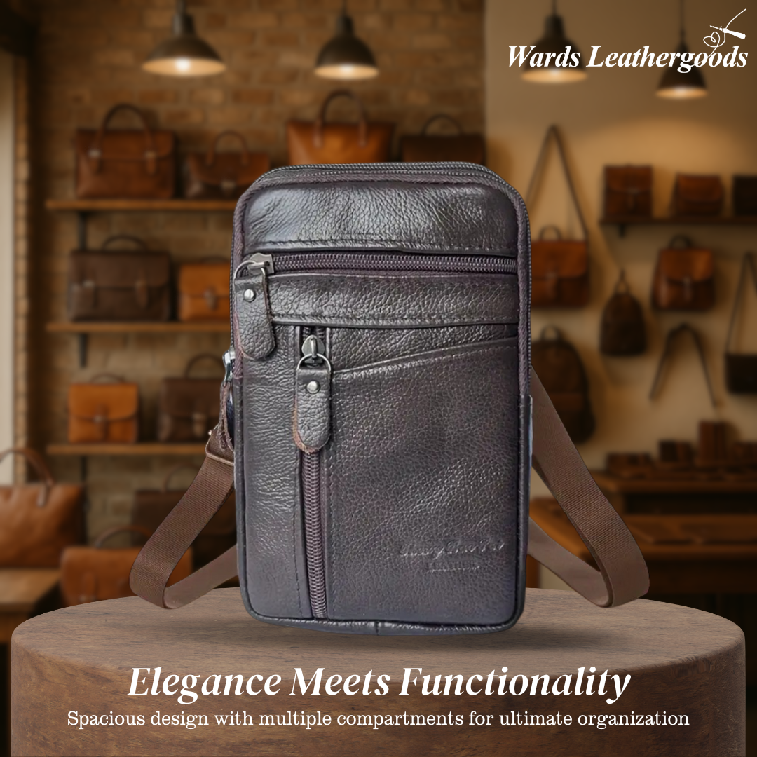 Winslow | Top-Layer Cowhide Leather Waist & Crossbody Bag