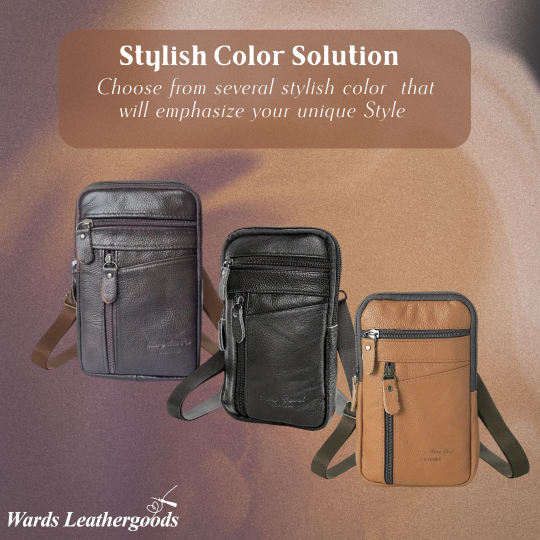 Winslow | Top-Layer Cowhide Leather Waist & Crossbody Bag
