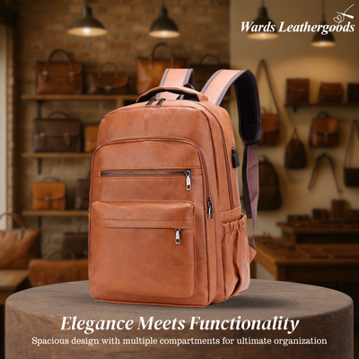 Theo | Premium Leather Backpack
