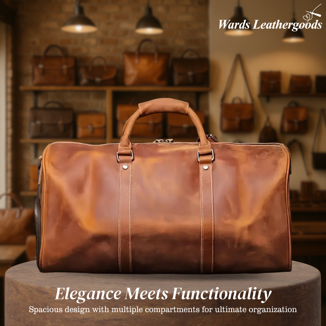 Callahan | Premium Leather Travel Duffel Bag