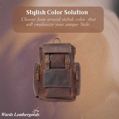 Ellison | Leather Laptop Backpack for Everyday Commute