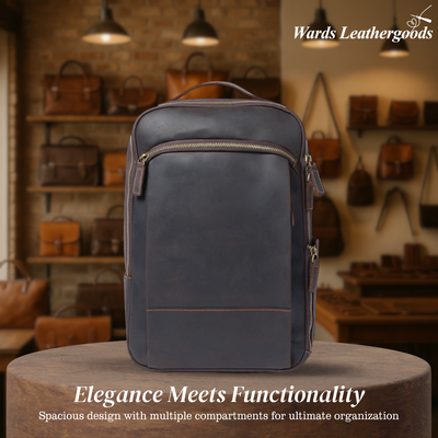 Archer | Leather Laptop Rucksack