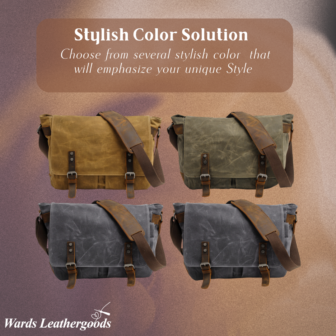 Drake | Waxed Accent Leather | Shoulder Bag