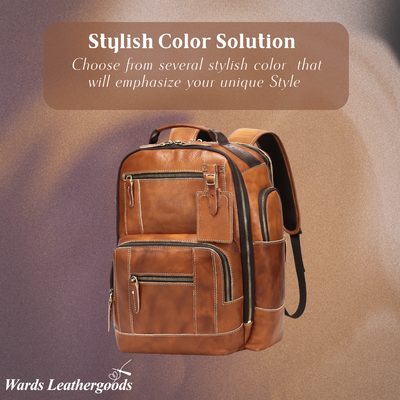 Nathan | Fashion Ample Leather | Backpack