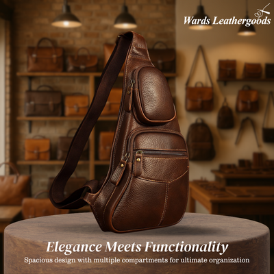 Renzo | Durable Men's Leather| Sling Bag