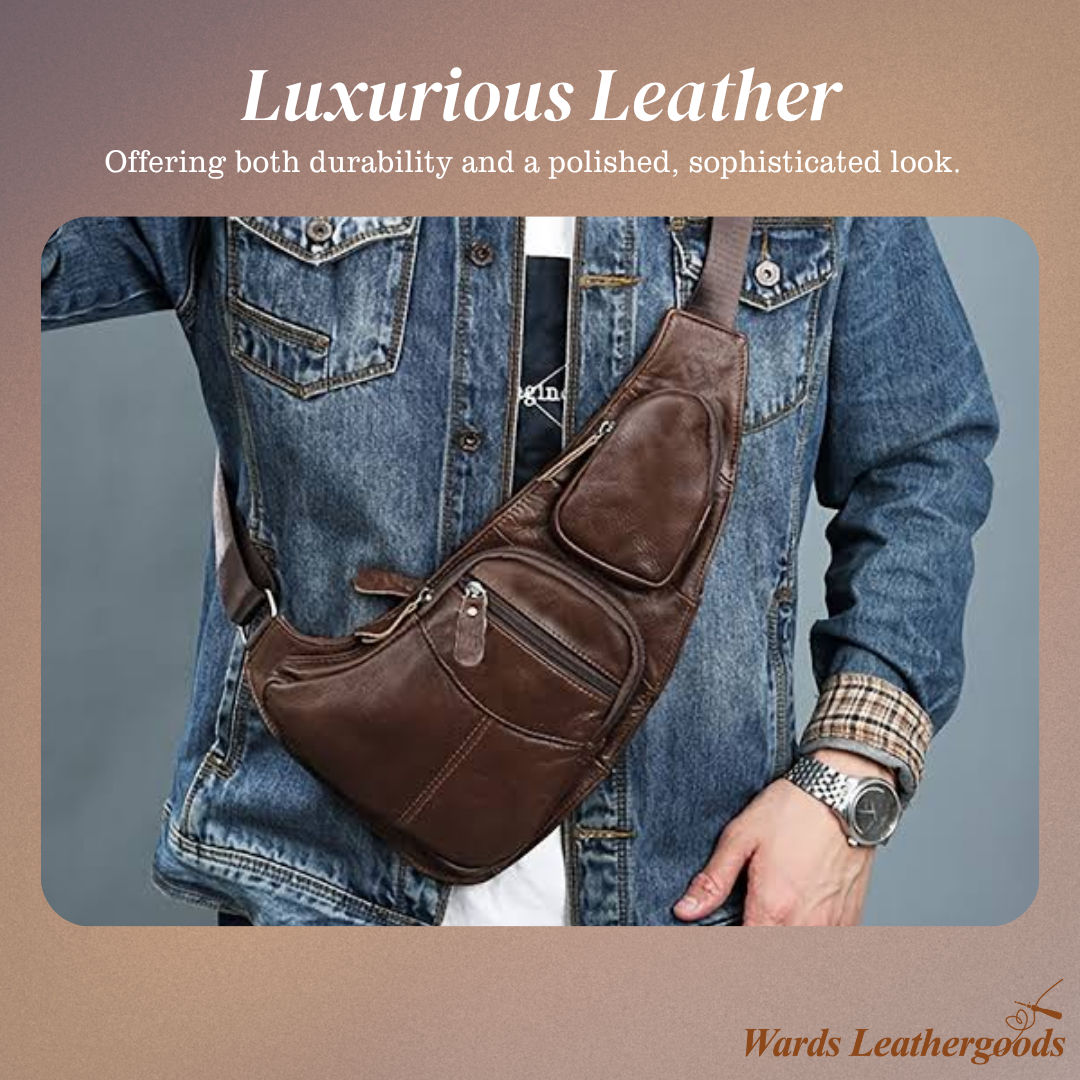 Renzo | Durable Men's Leather| Sling Bag