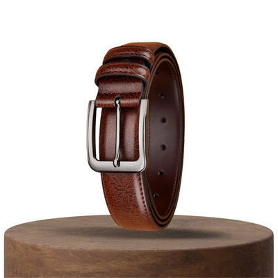 Logan | Leather Belt with Classic Buckle