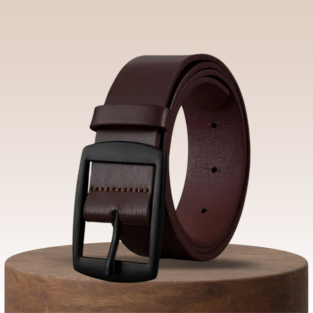 Milan | Everyday Belt with Square Alloy Buckle
