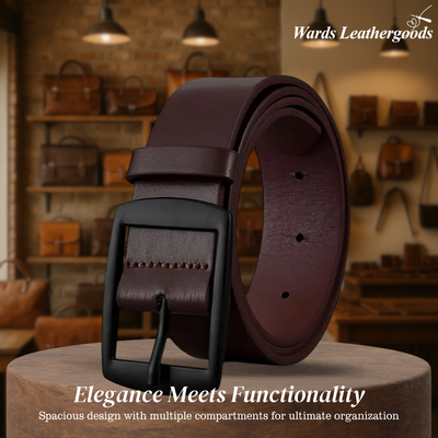 Milan | Everyday Belt with Square Alloy Buckle