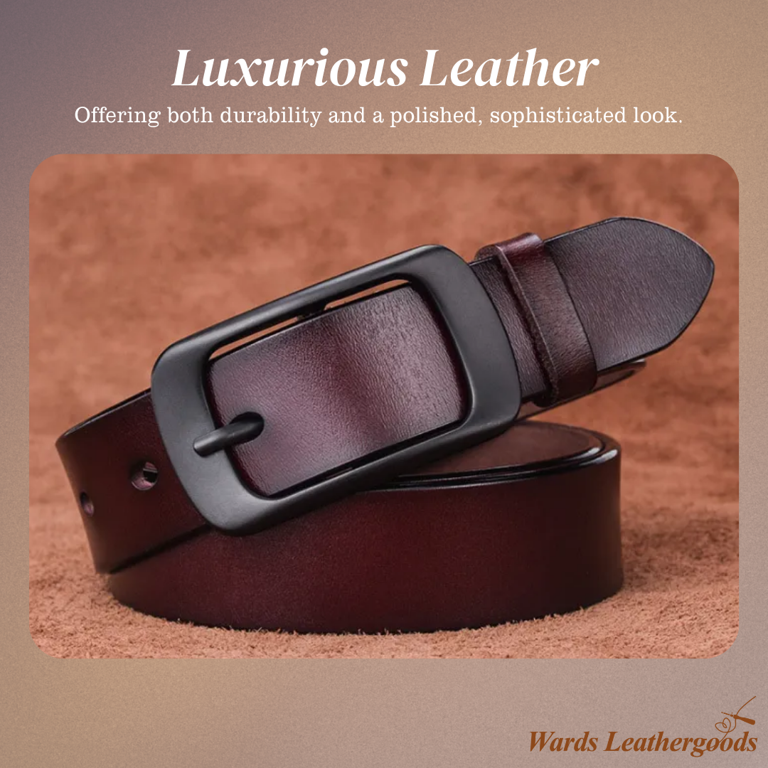 Milan | Everyday Belt with Square Alloy Buckle
