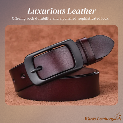 Milan | Everyday Belt with Square Alloy Buckle