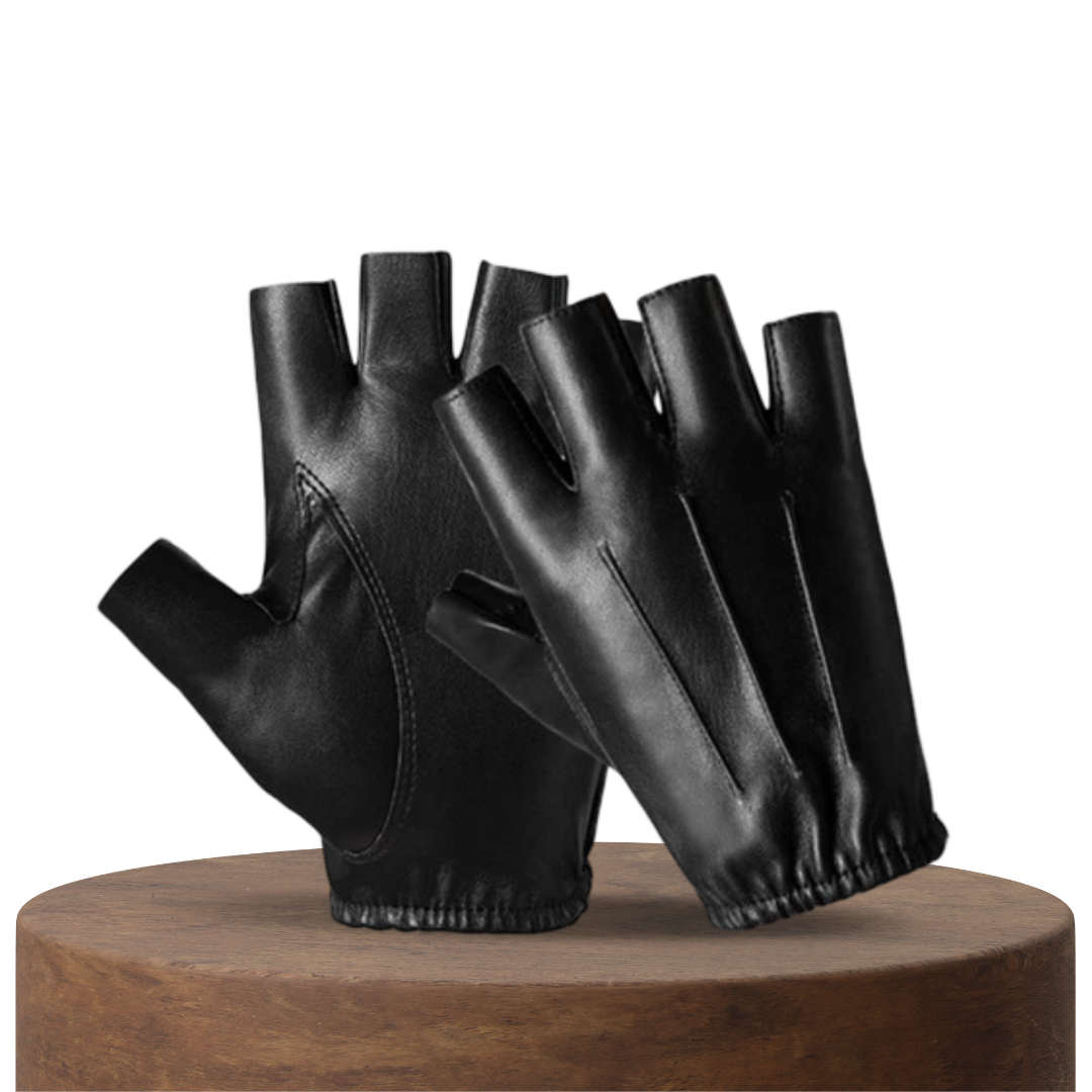 Rogue | Leather Half-Finger Glove