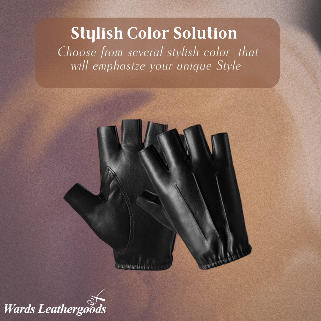 Rogue | Leather Half-Finger Glove