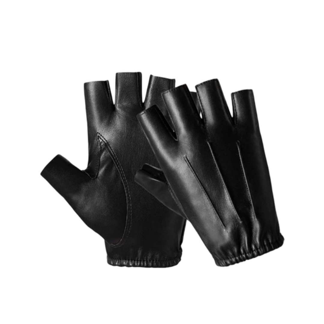 Rogue | Leather Half-Finger Glove