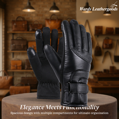Falcon |  Leather Winter Gloves