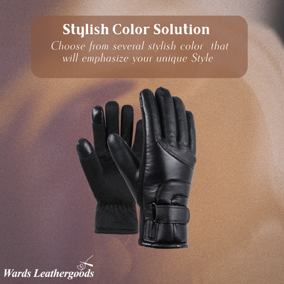 Falcon |  Leather Winter Gloves