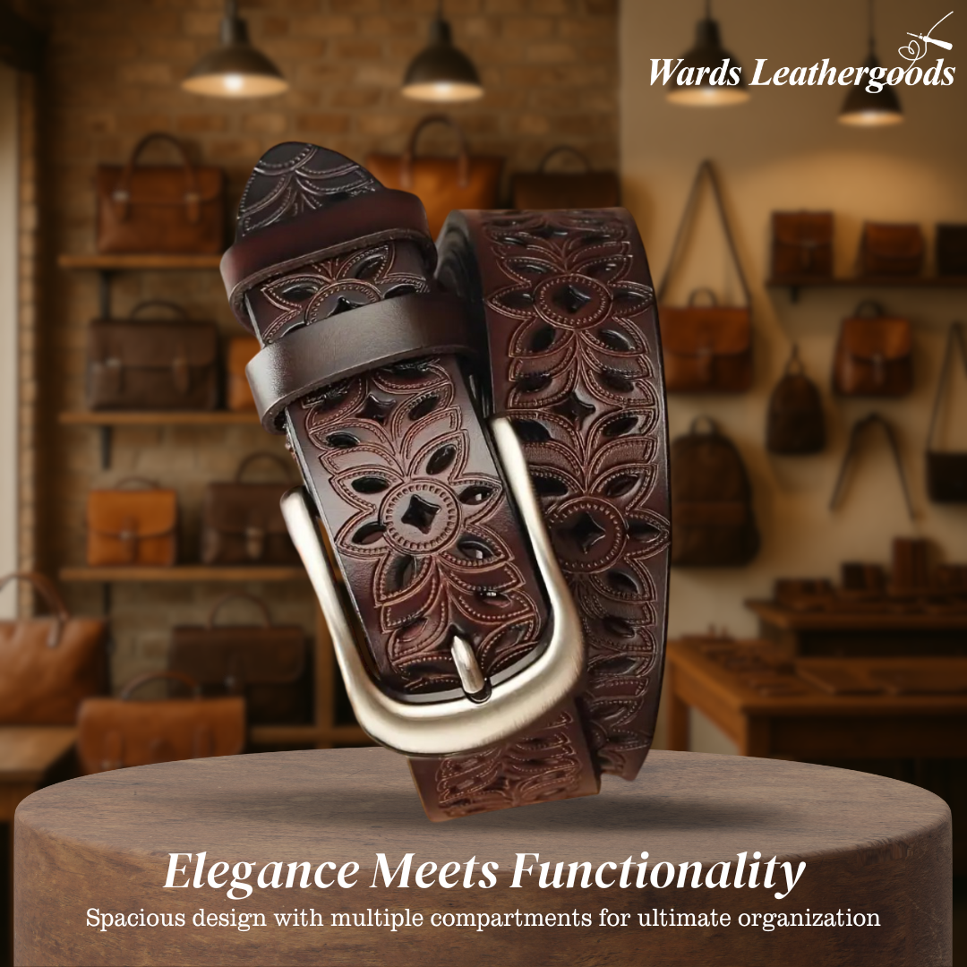 Ava | Genuine Leather Narrow Belt