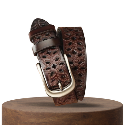 Ava | Genuine Leather Narrow Belt