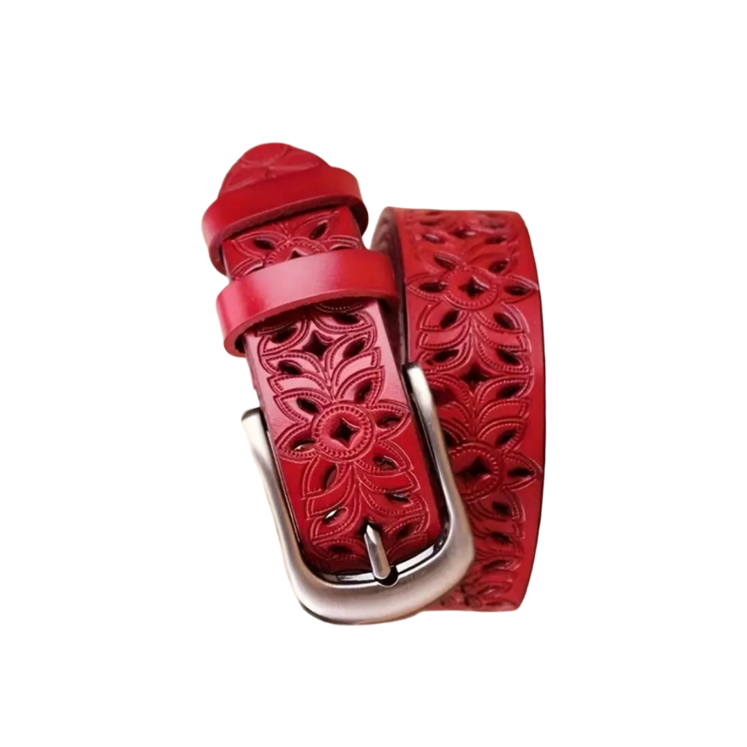 Ava | Genuine Leather Narrow Belt