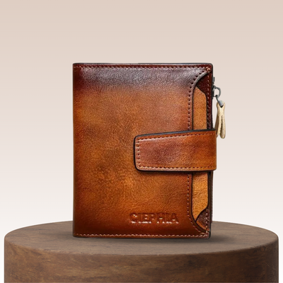 Callum | Vintage Leather RFID Trifold Wallet