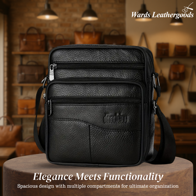 Arlo | Leather Multifunctional Shoulder Bag for Men