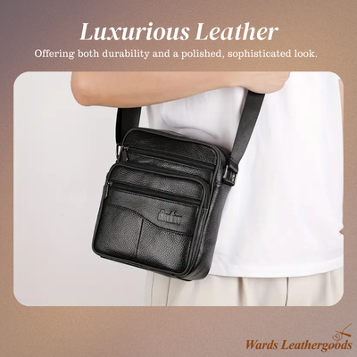 Arlo | Leather Multifunctional Shoulder Bag for Men