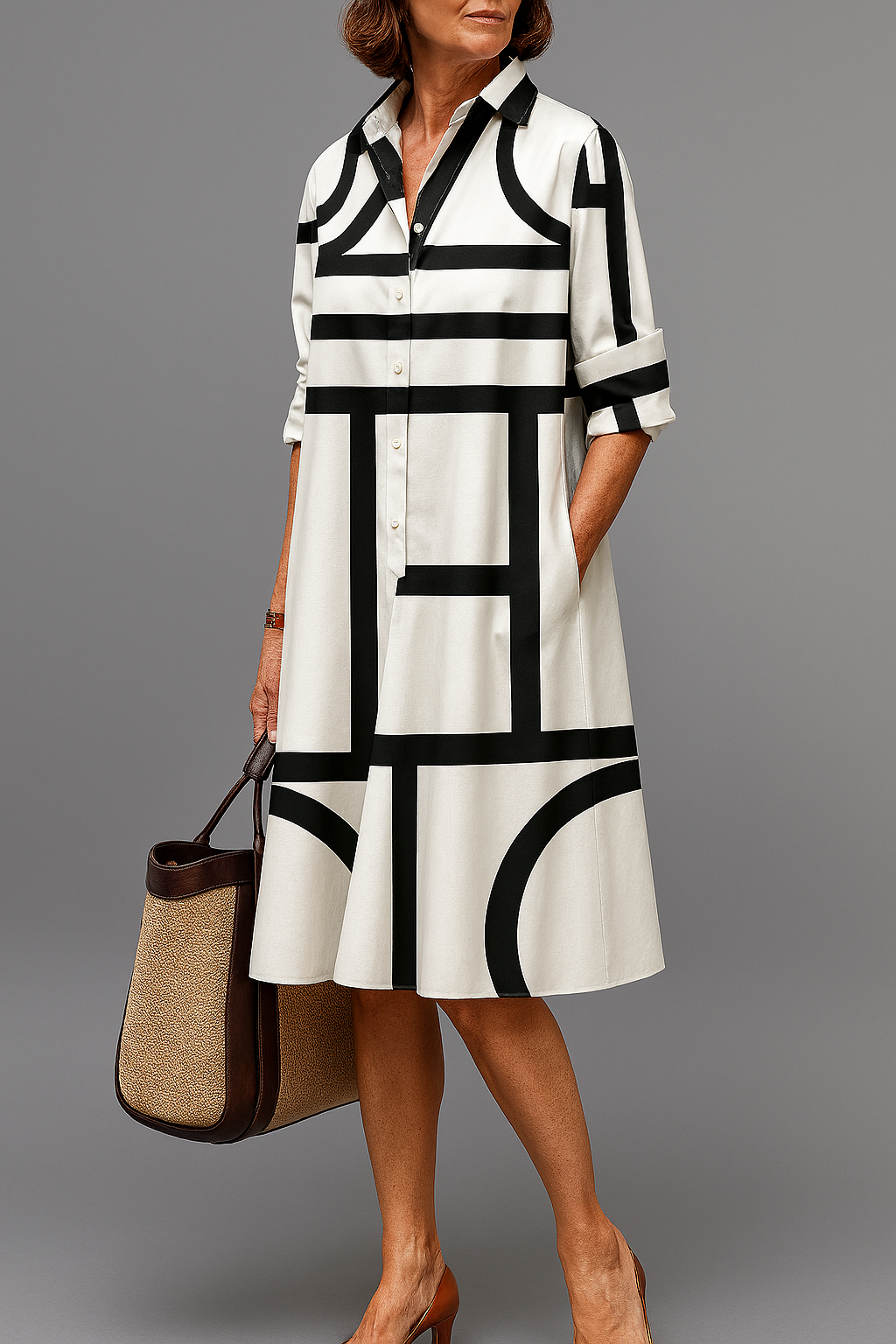 Bettan™ | Luxurious midi dress for simple elegance