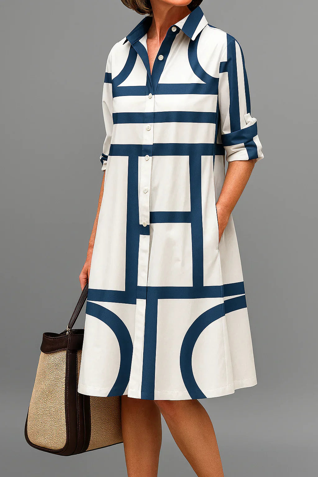 Bettan™ | Luxurious midi dress for simple elegance