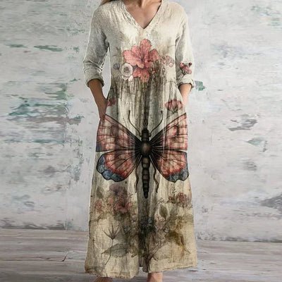 Miya™ | Elegant Retro Maxi Dress
